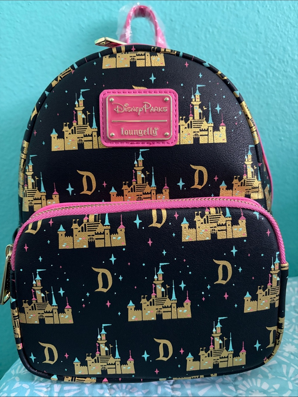 Loungefly Disney Parks Exclusive Backpack Disneyland Sleeping Beauty Castle BNWT